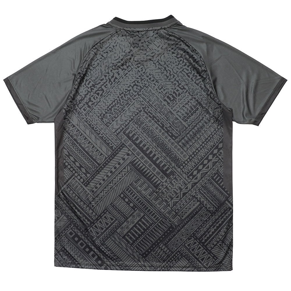 Geometric Football Shirt - Charcoal
