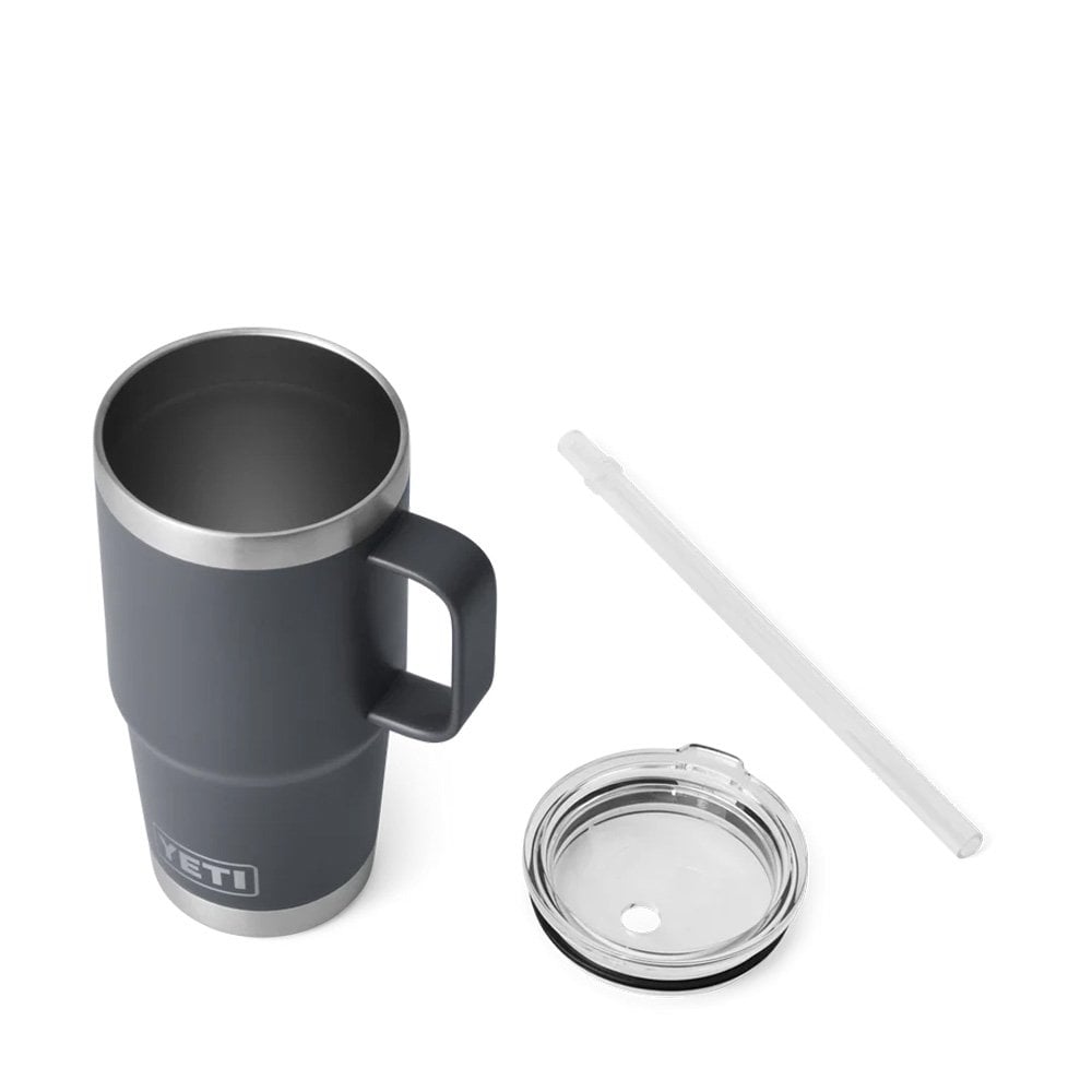 Rambler 25 oz (710 ML) Straw Mug - Charcoal