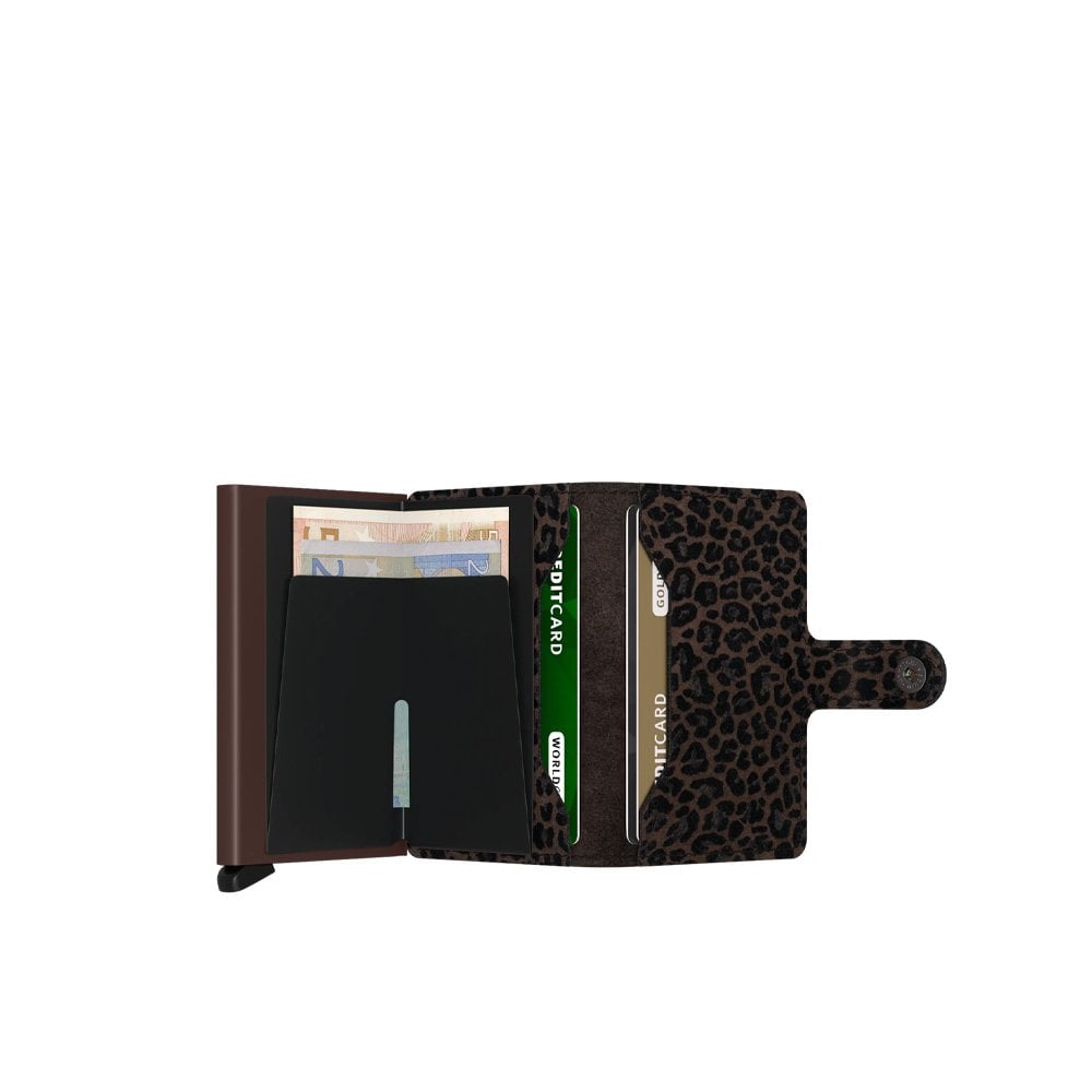 Mini Wallet Leo - Brown
