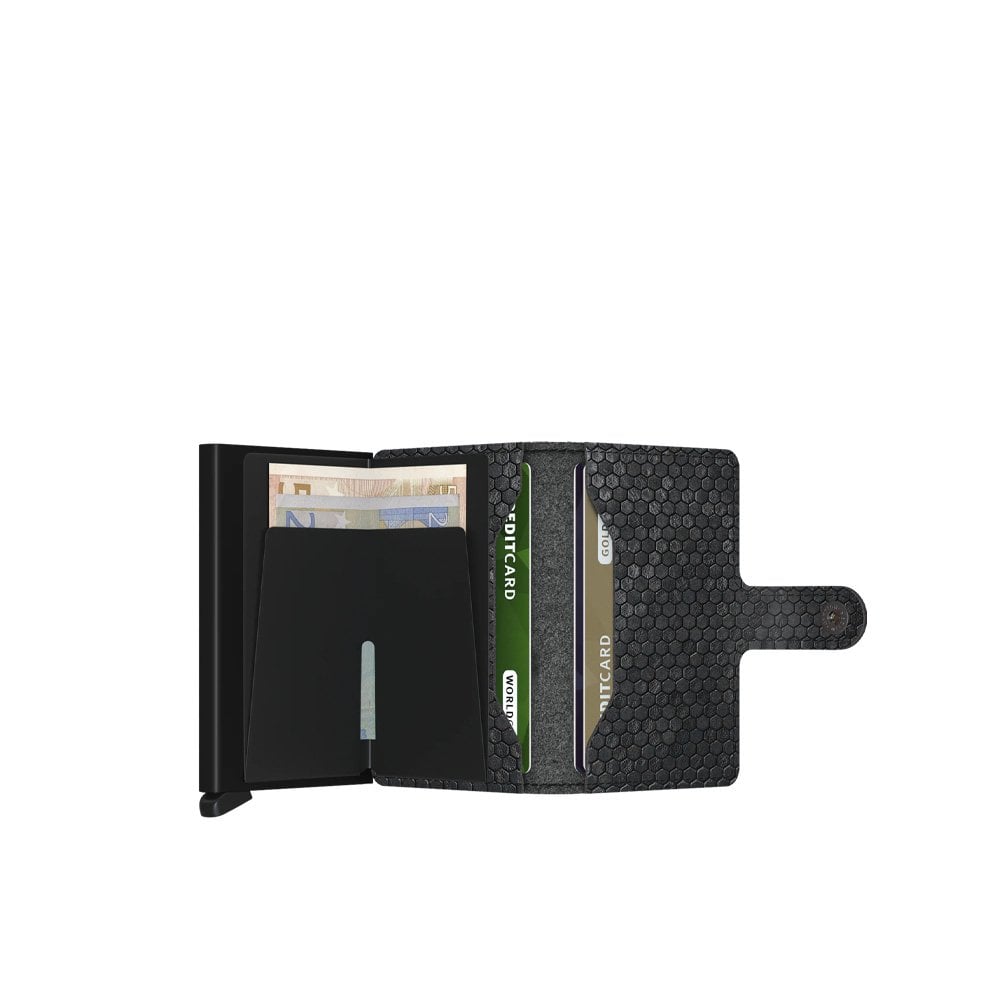 Mini Wallet Hexagon - Black