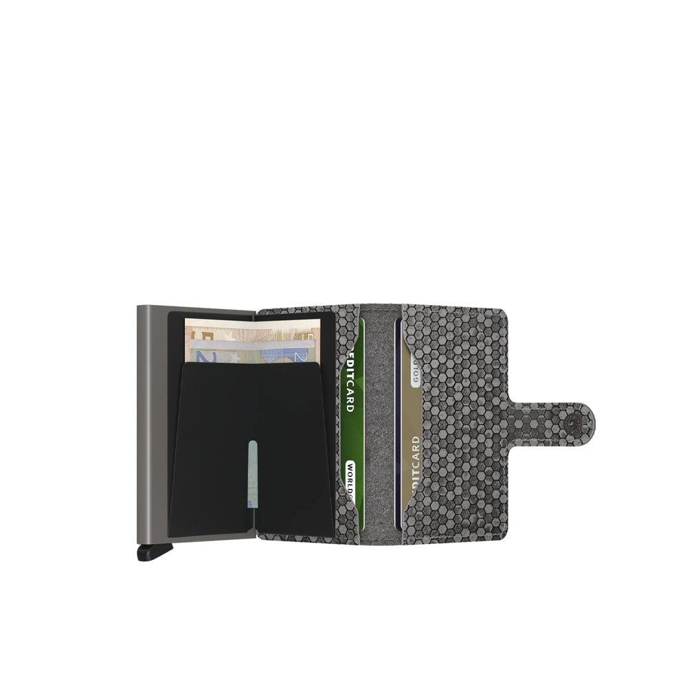 Mini Wallet Hexagon - Grey