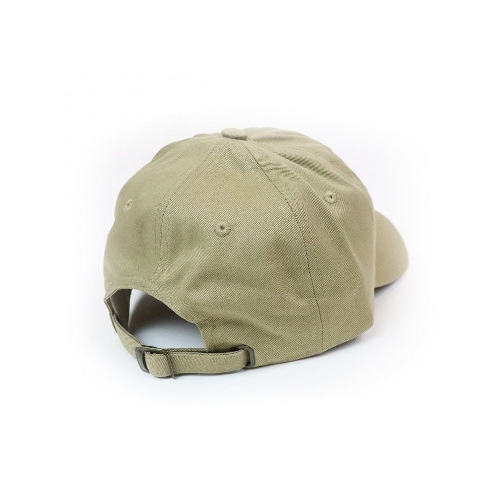 Sad Embroidered Cap - Stone/Blue