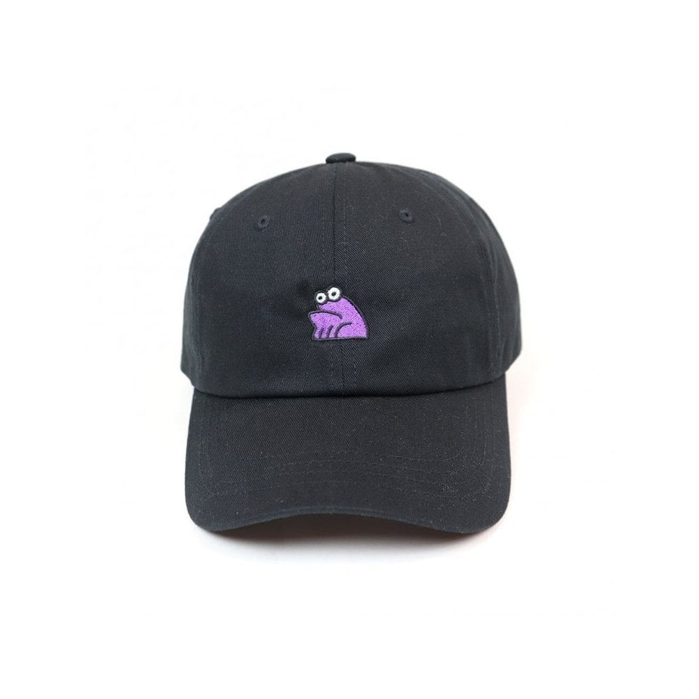 Sad Embroidered Cap - Black/Purple