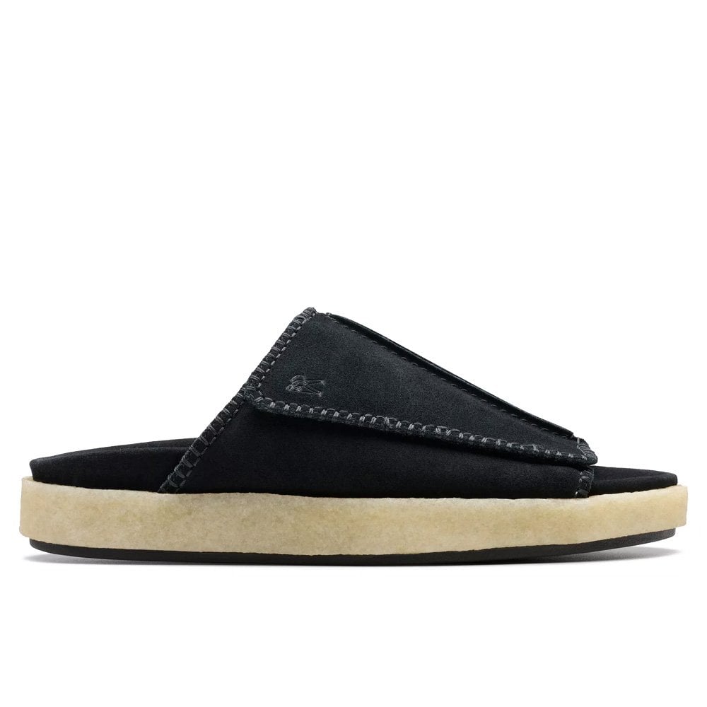 Overleigh Slide - Black Suede