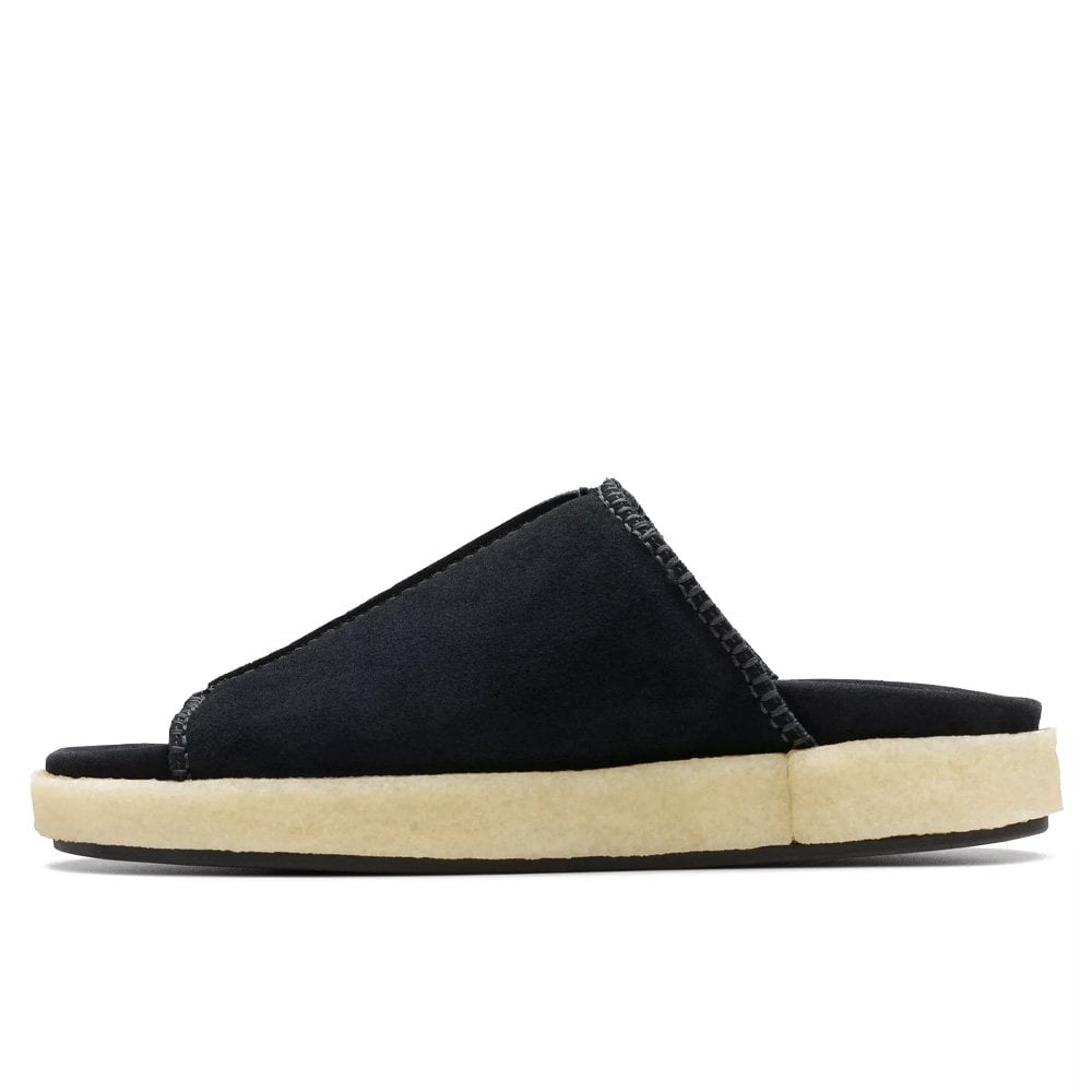 Overleigh Slide - Black Suede