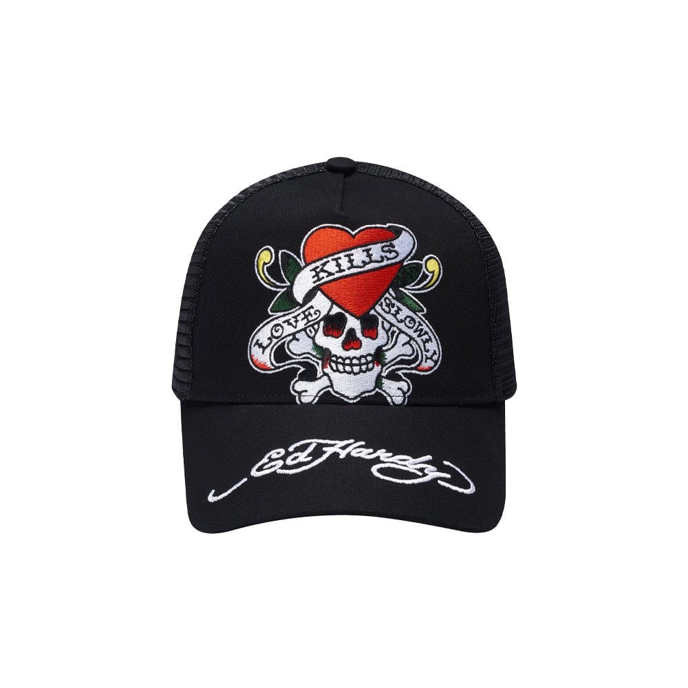 Love Slowly Trucker - Black
