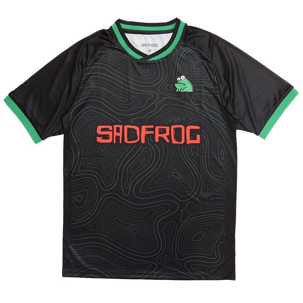 Contour Football Shirt  - Black/Green
