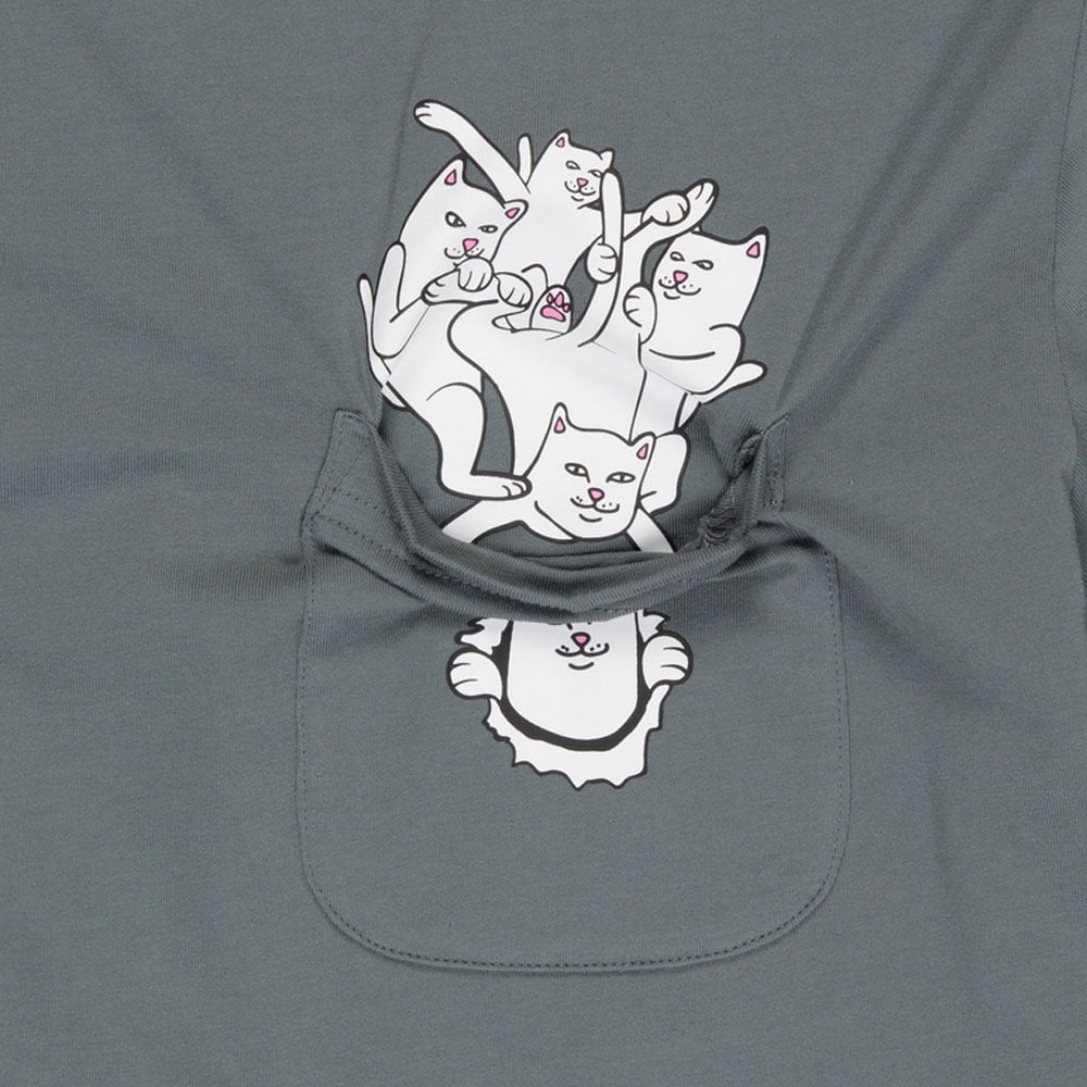 Nermaniac Pocket T-Shirt - Charcoal