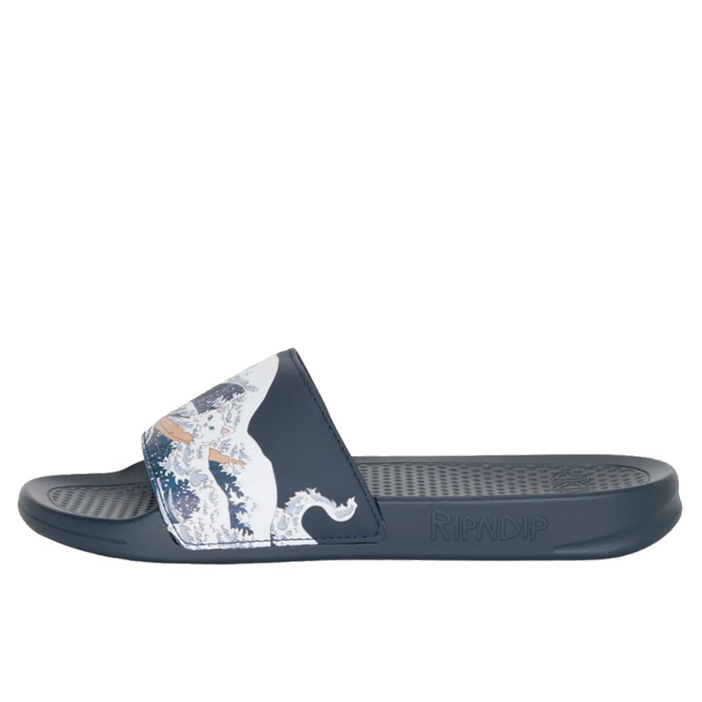 Great Wave Slides - Navy