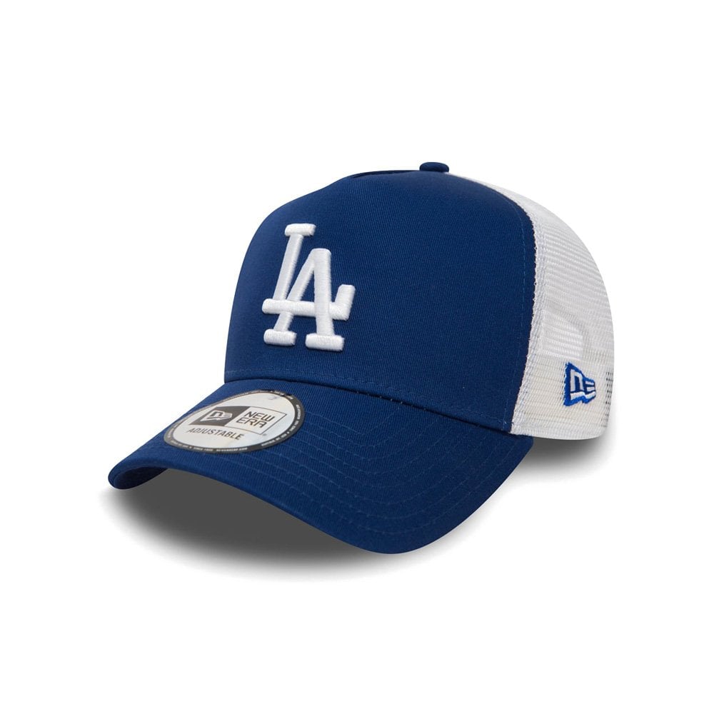 LA Dodgers 9FORTY Clean A-Frame Trucker Cap - Royal/White