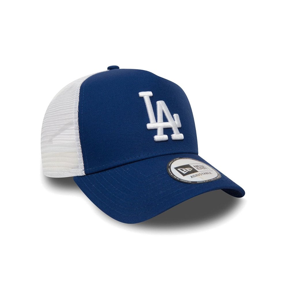 LA Dodgers 9FORTY Clean A-Frame Trucker Cap - Royal/White
