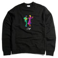 Swing Embroidered Crew - Black