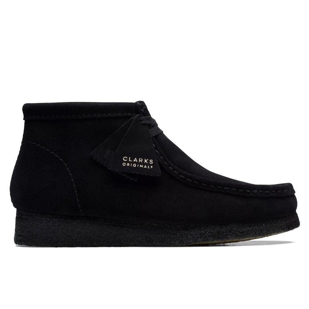 Wallabee Boot - Black Suede
