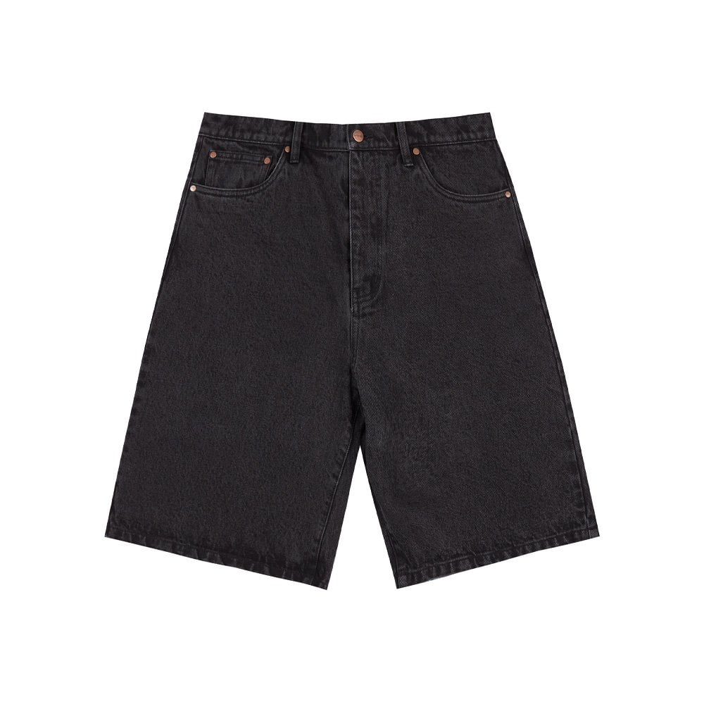 56k Denim Jorts - Black