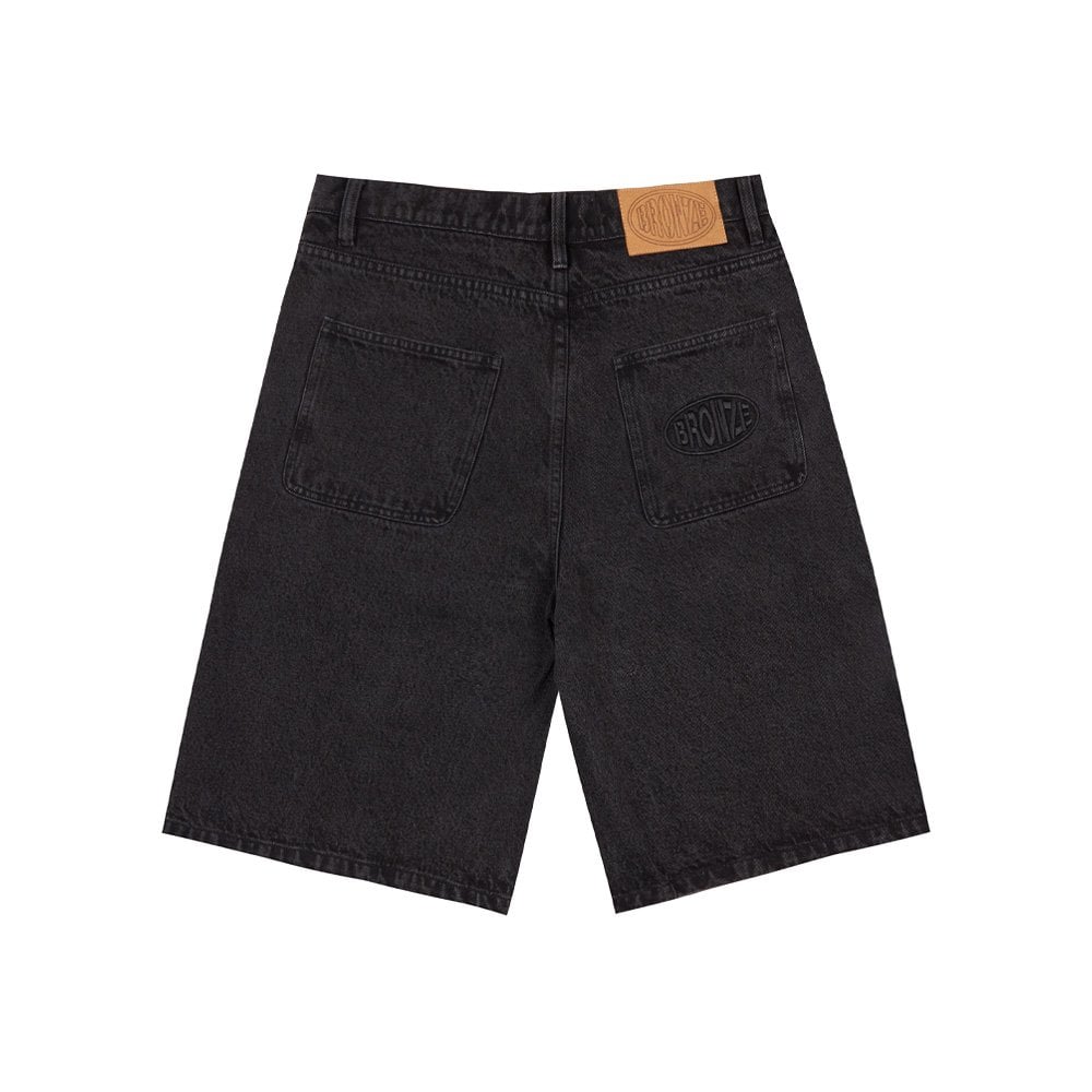 56k Denim Jorts - Black