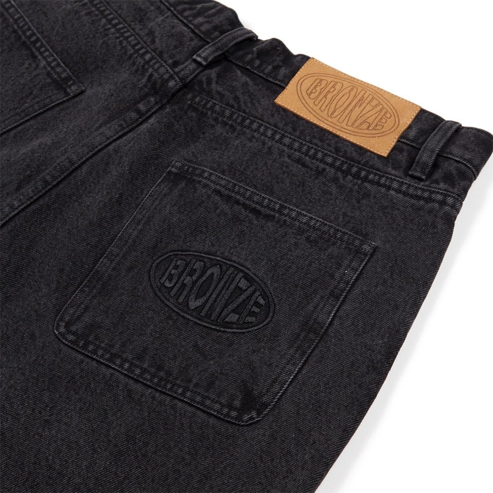 56k Denim Jorts - Black