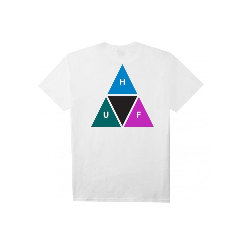 Prism Triple Triangle T-Shirt - White