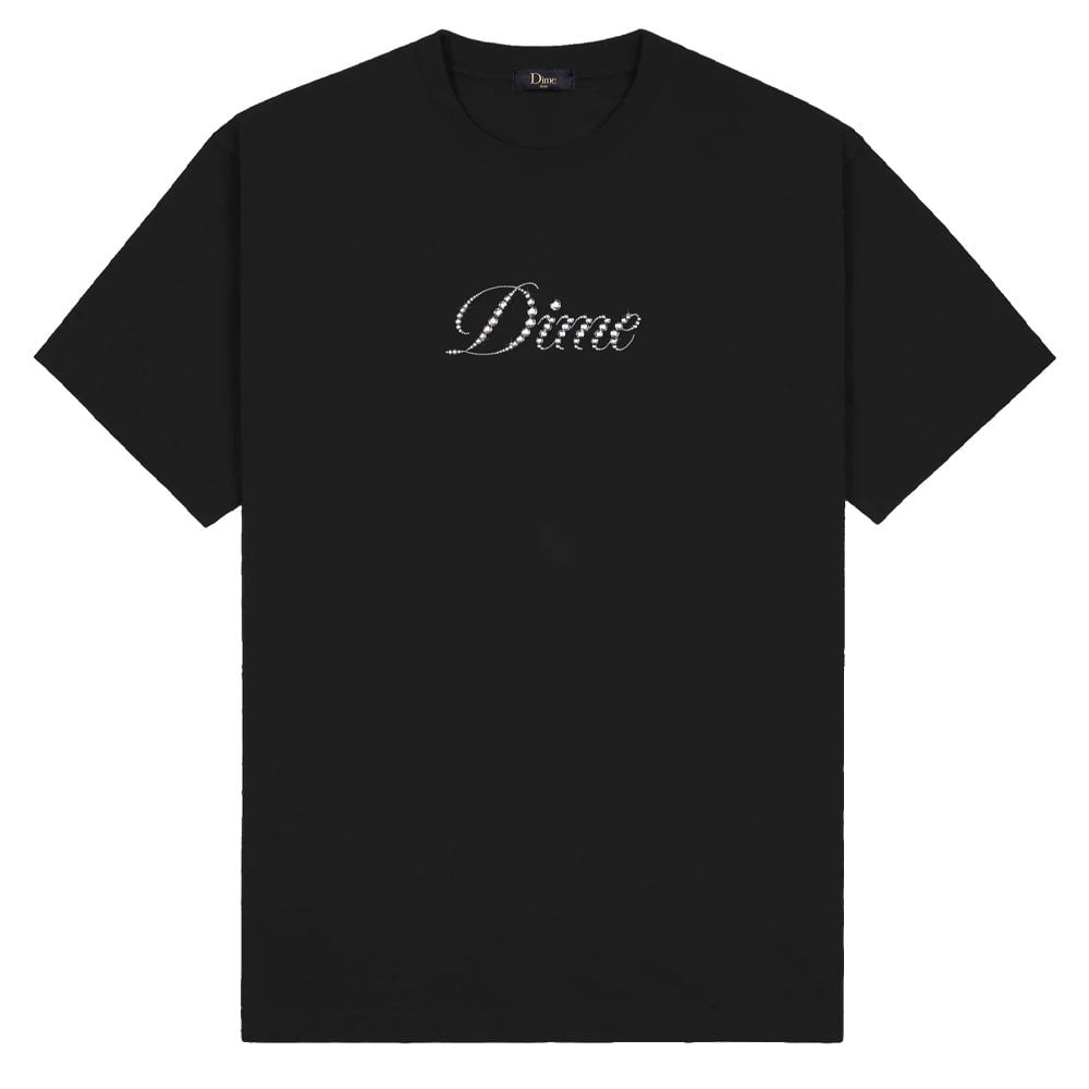 Icy Cursive T-Shirt - Black