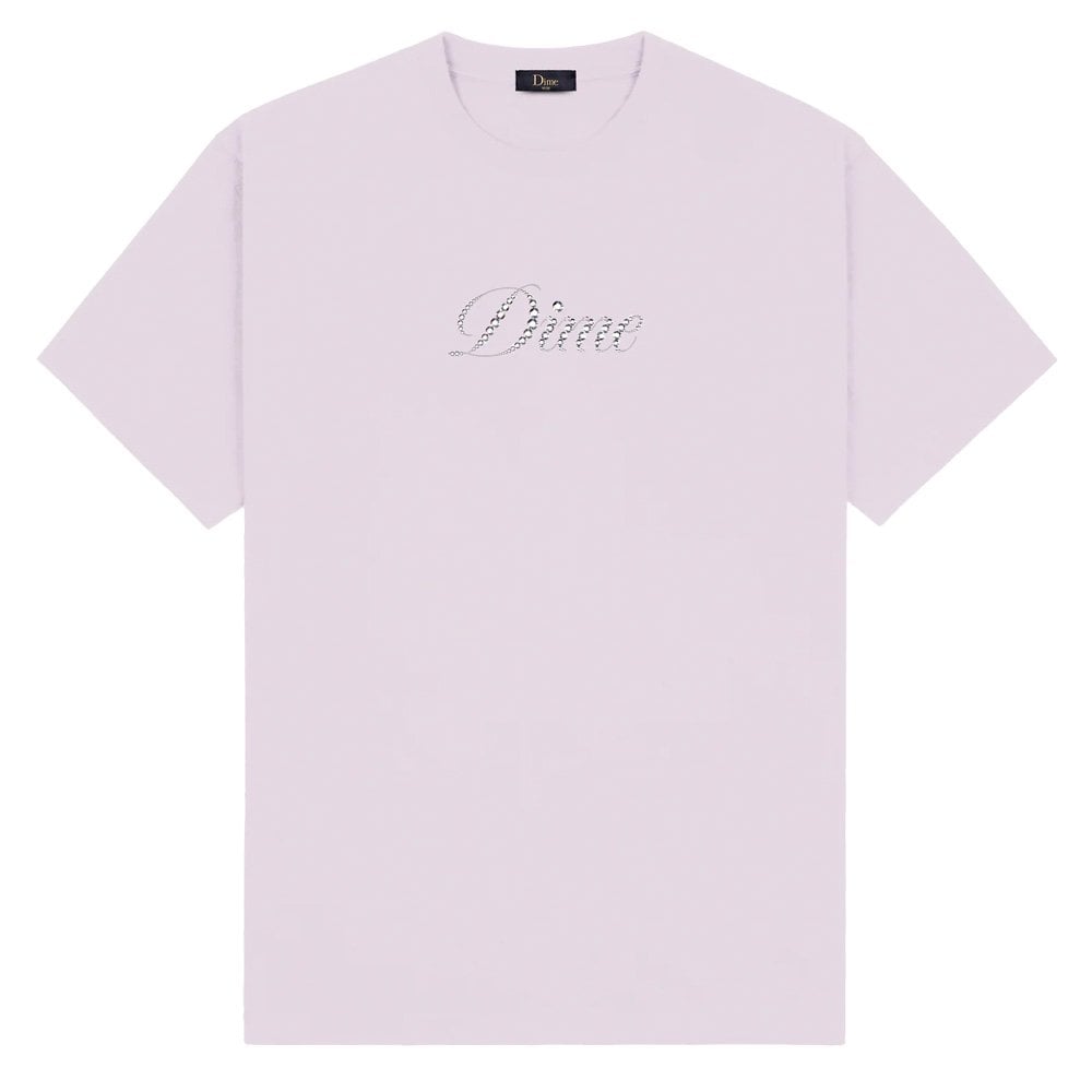 Icy Cursive T-Shirt - Dusty Pink