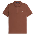 Plain Polo Shirt - Whbrn/Prrdge