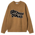 Brown Ducks Knitted Sweatshirt - Hamilton Brw