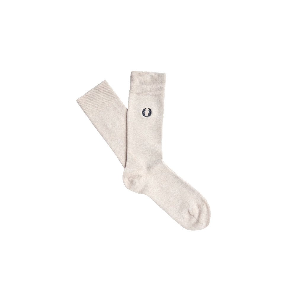 Classic Laurel Wreath Sock - Porridge Mrl