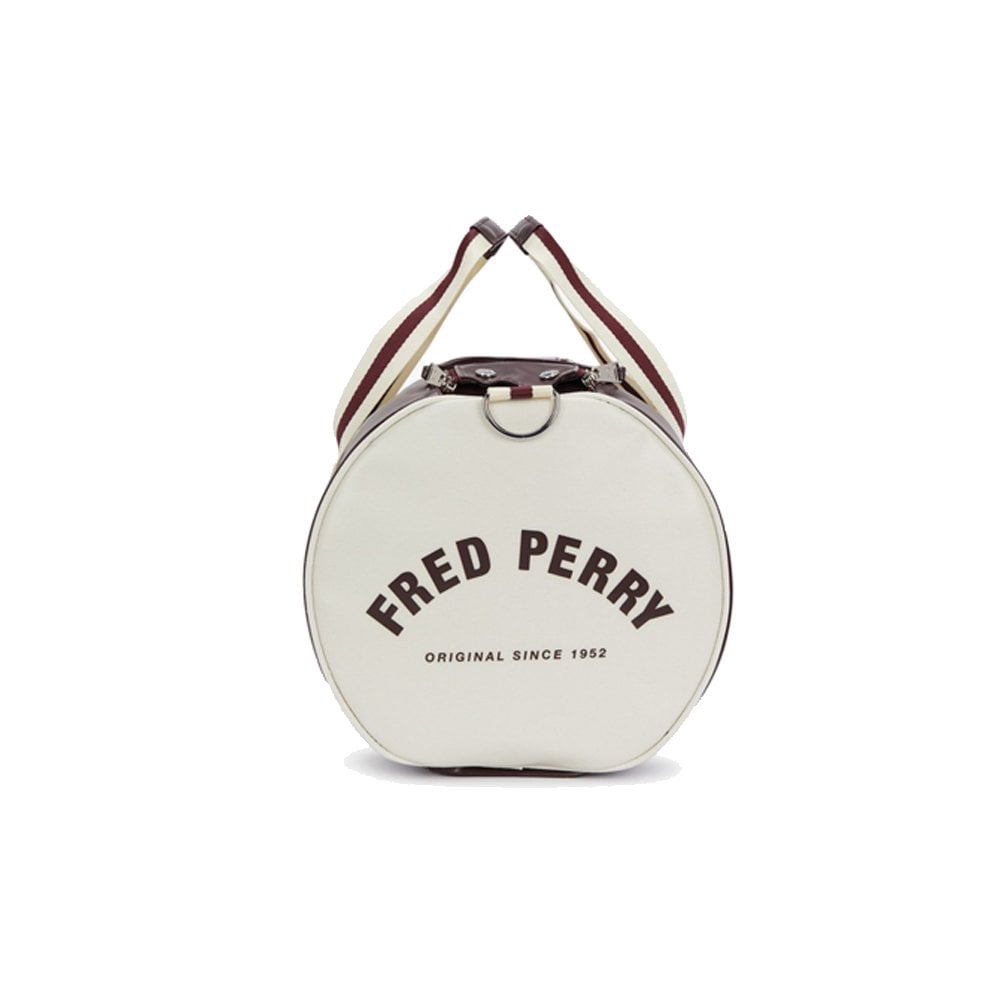 Classic Barrel Bag - Oxblood/Ecru