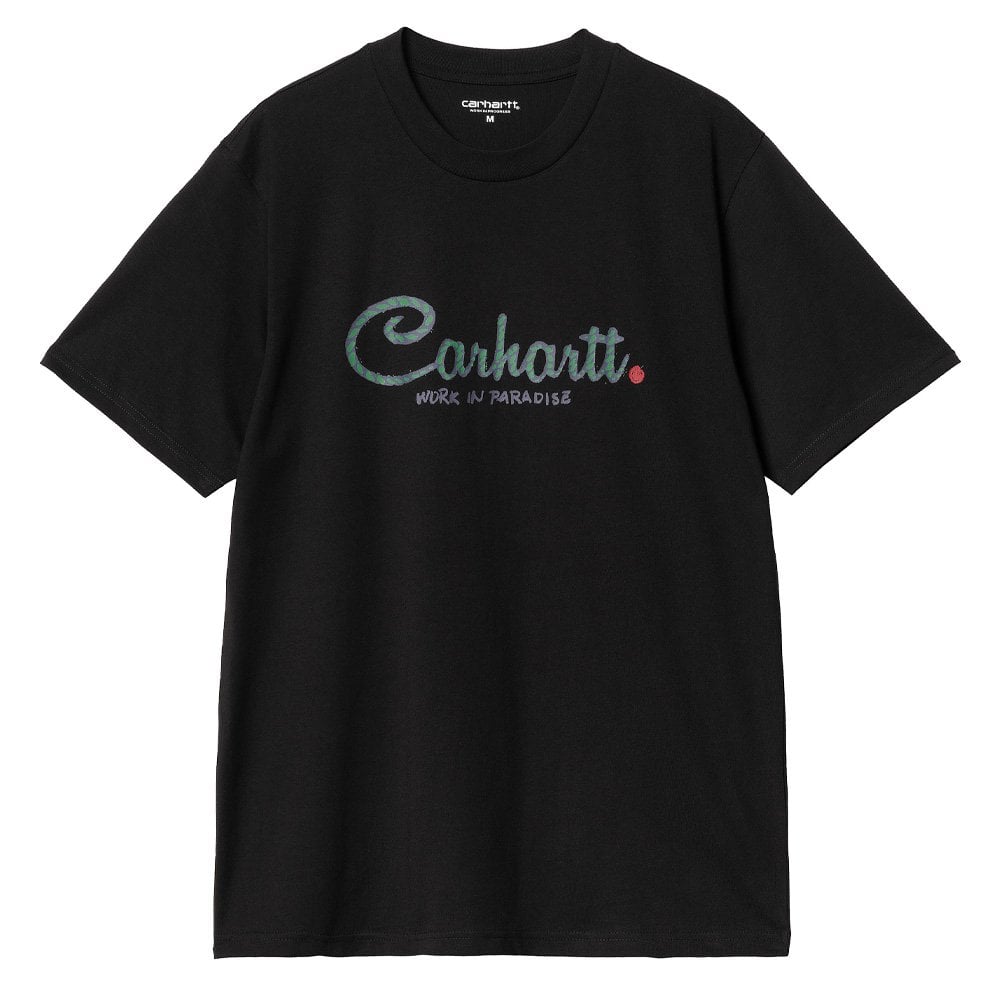 Paradise Script T-Shirt - Black