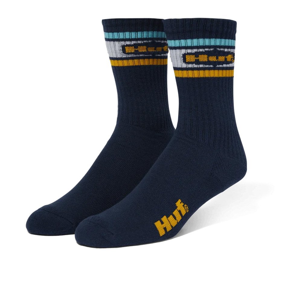 Slate Crew Socks - Navy