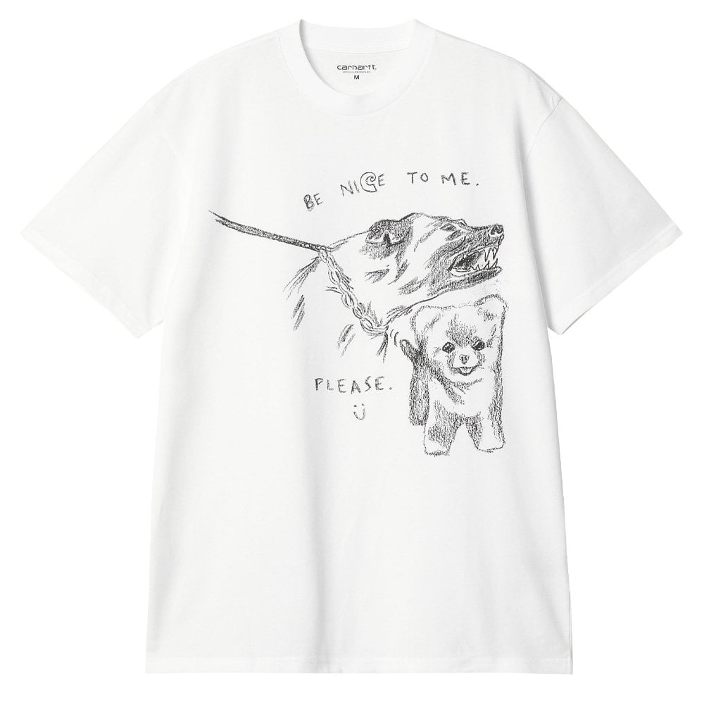 Pepe Be Nice T-Shirt - White/Black