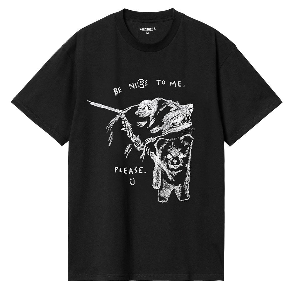 Pepe Be Nice T-Shirt - Black/White