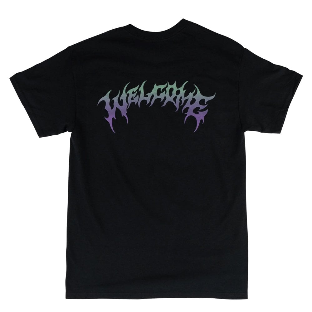 Gradient Barb T-Shirt - Black