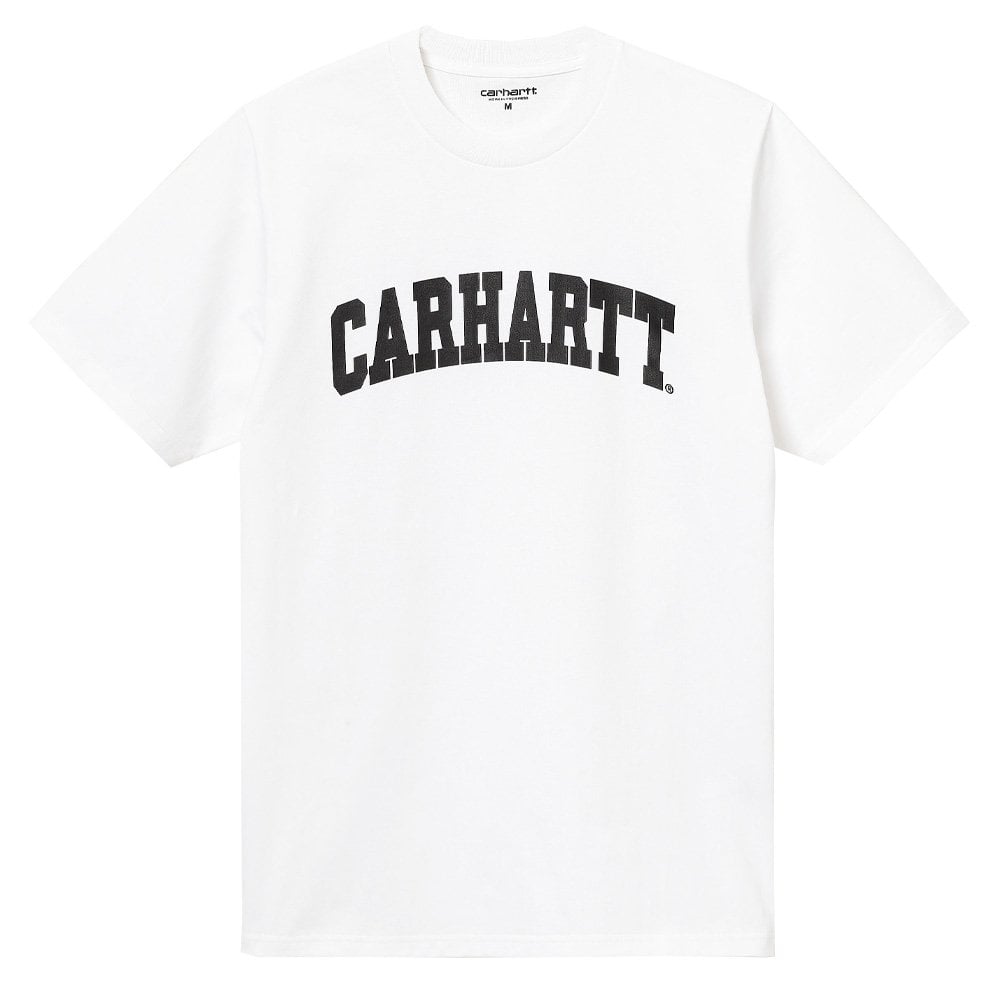 University T-Shirt - White/Black