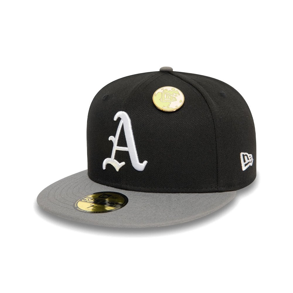 MLB Contrast Pin 59FIFTY Fitted Cap - Oak Ath