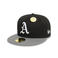 MLB Contrast Pin 59FIFTY Fitted Cap - Oak Ath