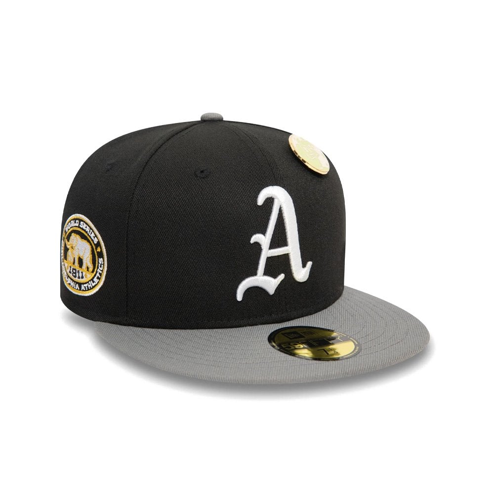 MLB Contrast Pin 59FIFTY Fitted Cap - Oak Ath