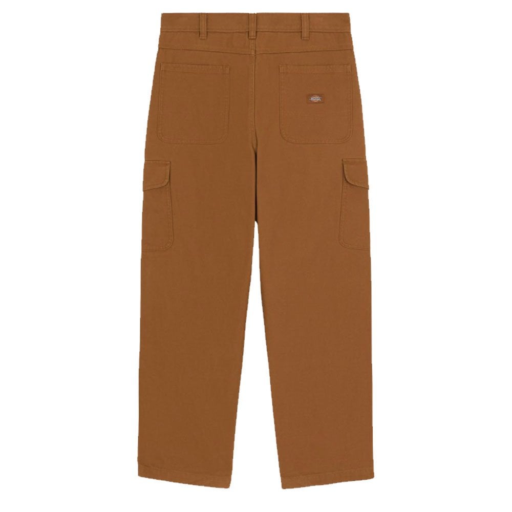 Duck Canvas Cargo Trousers - Brown Duck