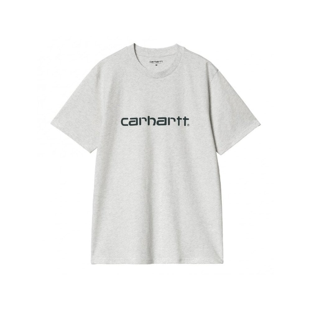 Script T-Shirt - Ash/Duck Blu