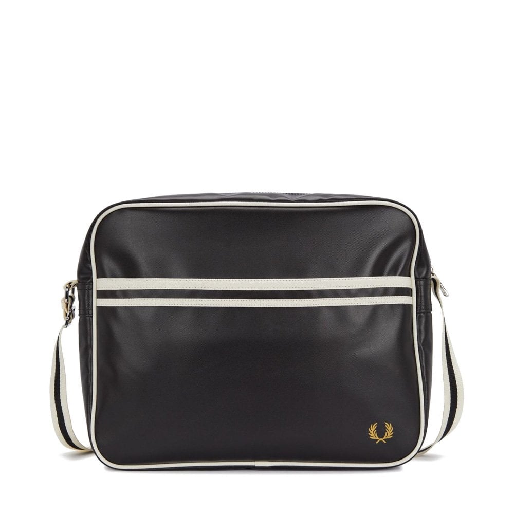 Classic Shoulder Bag - Black/Ecru