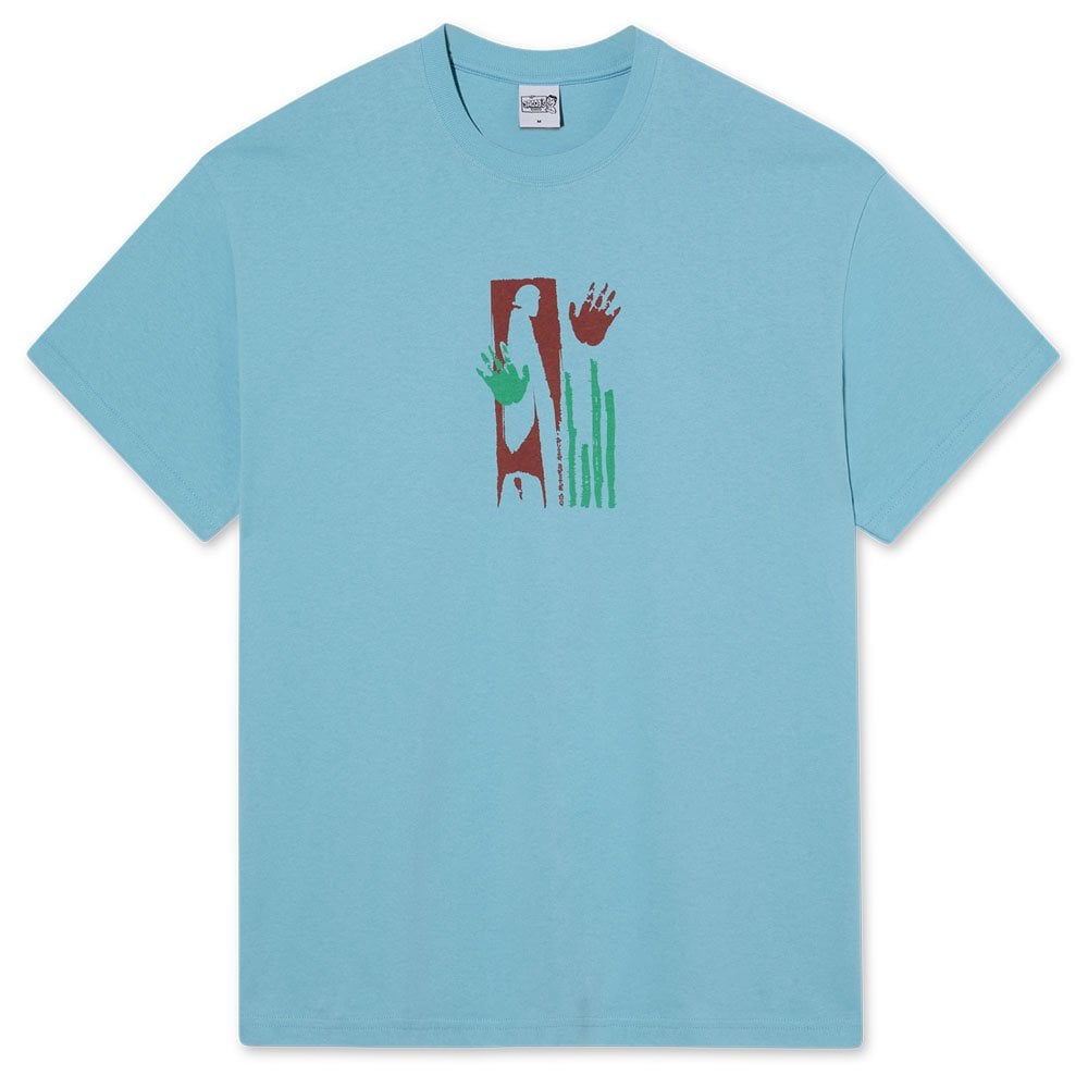 Sitting Hands T-Shirt - Sky Blue