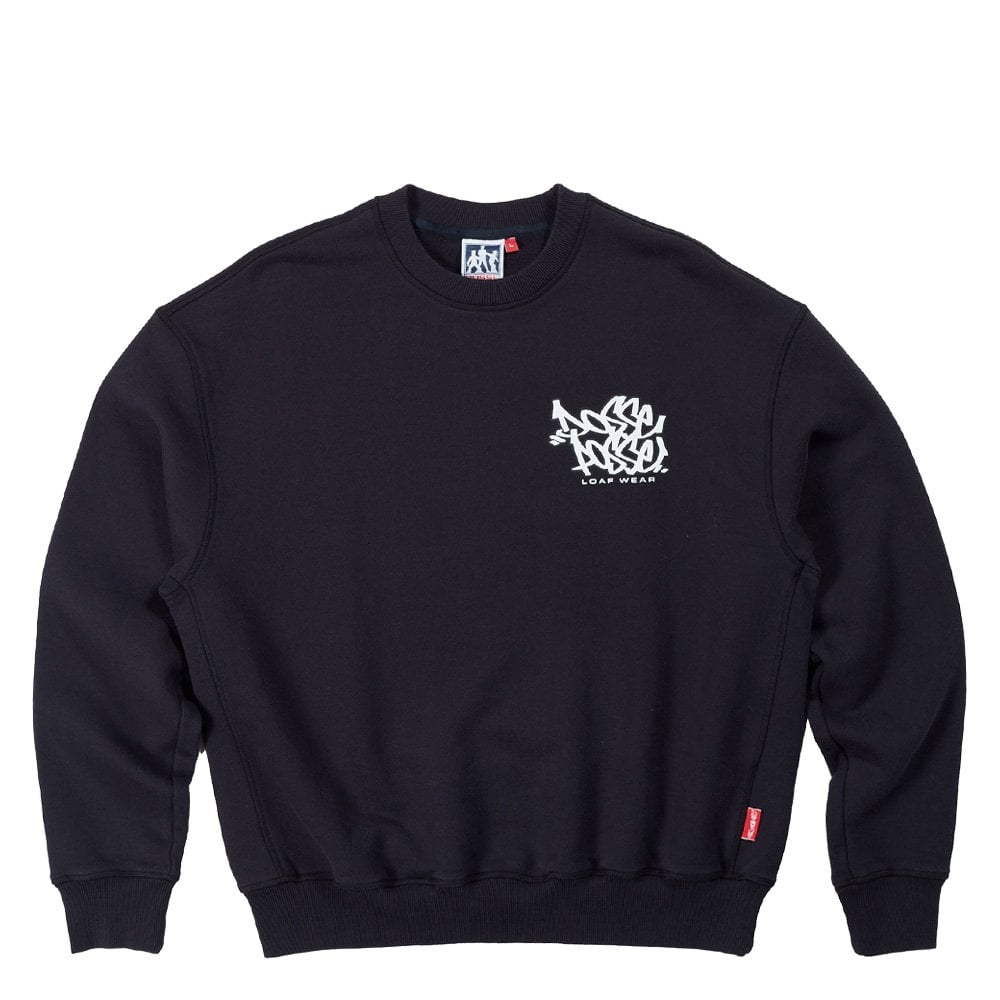 Loafin Tag Crewneck Sweatshirt - Vint Black