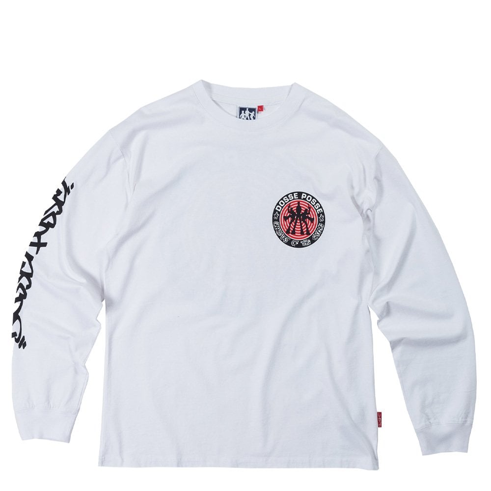 Gangstas Long Sleeve T-Shirt - Vint White