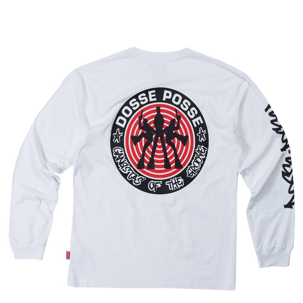 Gangstas Long Sleeve T-Shirt - Vint White