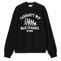 Mains Basic Sweat - Black/White