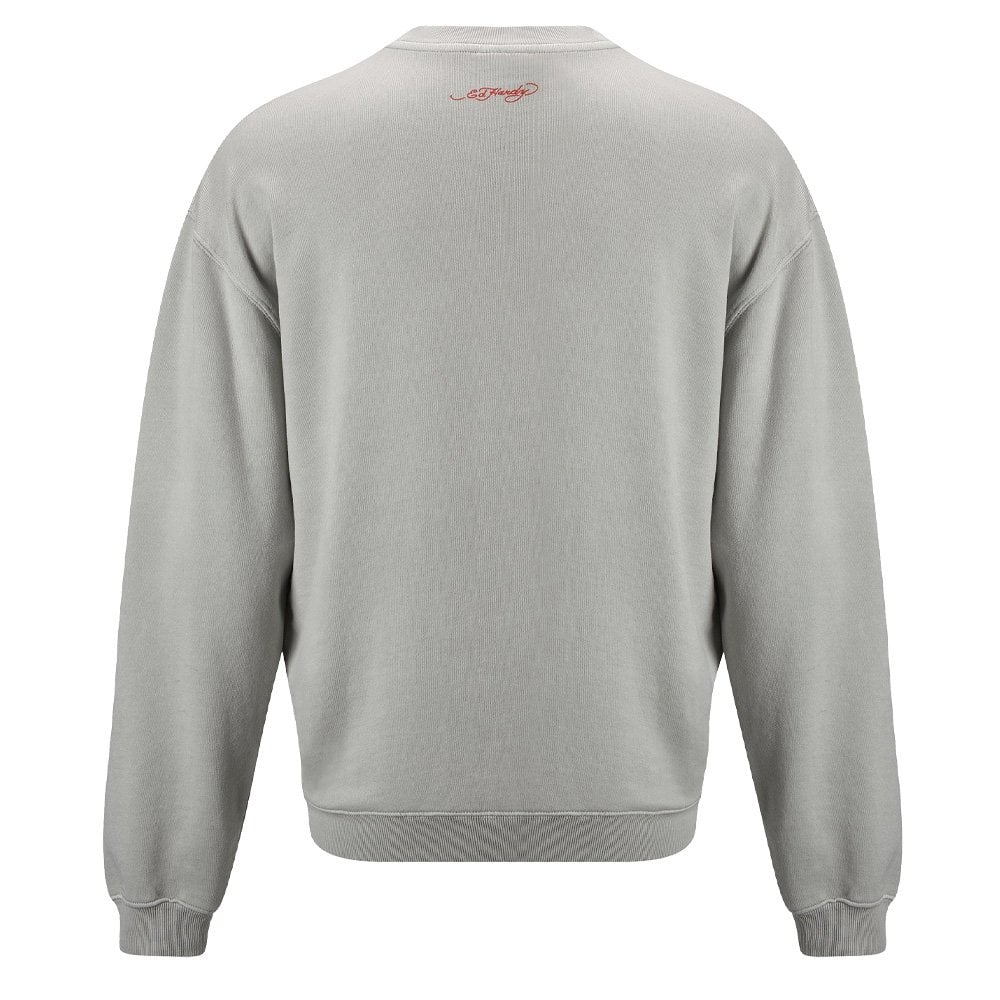 Love Kills Slowly Crewneck Sweatshirt - Grey