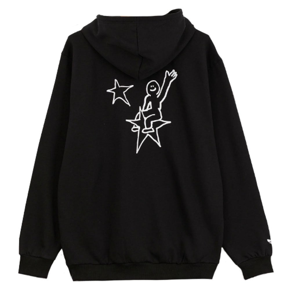 Shmoofoil Star Rider Hoodie - Black/White