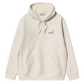 Hooded American Script Sweatshirt - Natural
