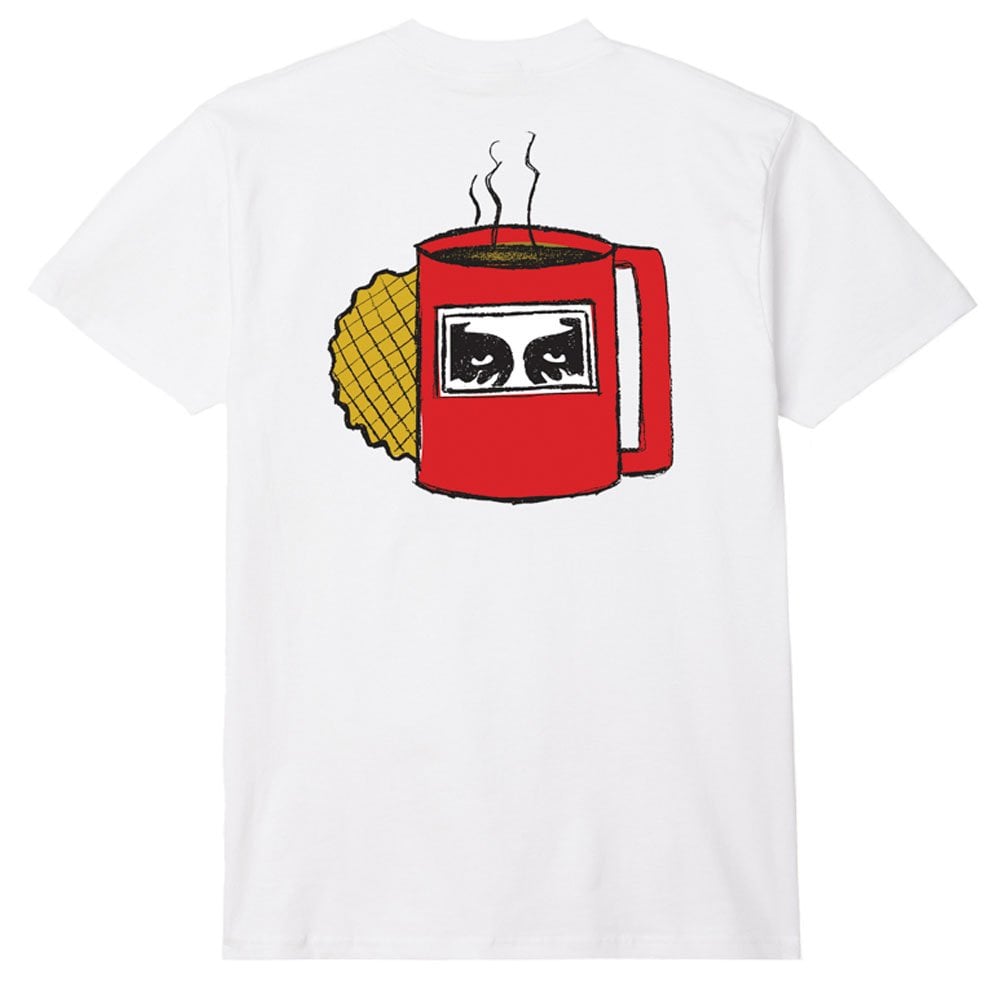 Coffee Cup T-Shirt  - White