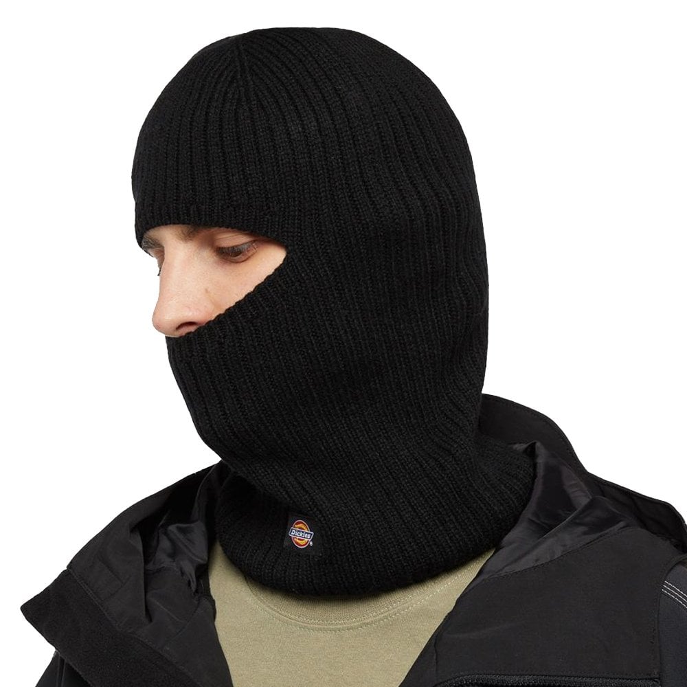 Rib Balaclava - Black