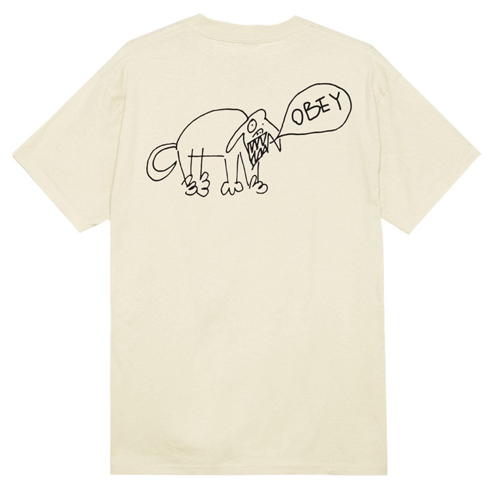 Angry Dog T-Shirt  - Cream